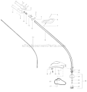 Page C Diagram and Parts List for TE400LE Type 1 Weed Eater Trimmer